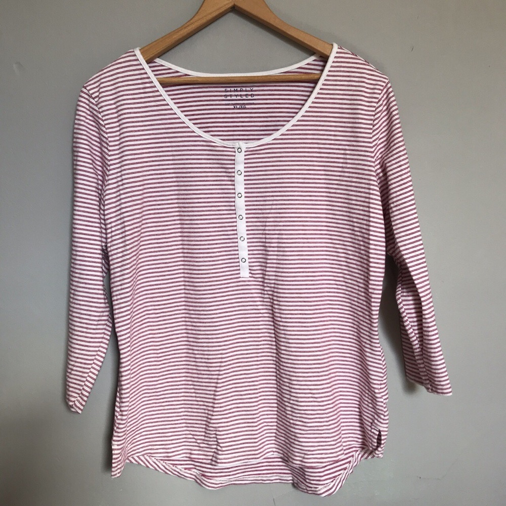 Simple Styled Striped Shirt